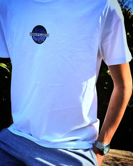 WHITE CENTRAL LOGO T-SHIRT